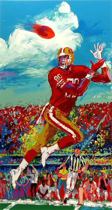 Leroy Neiman Jerry Rice